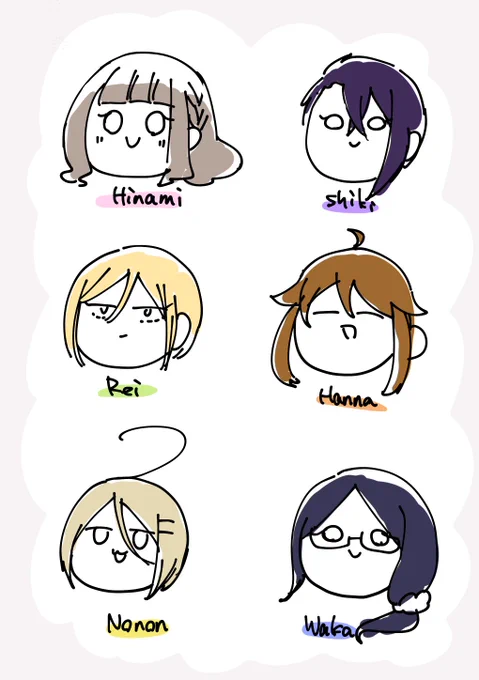 これは各１分くらいで描いたおまんじゅう
#イケシキ 