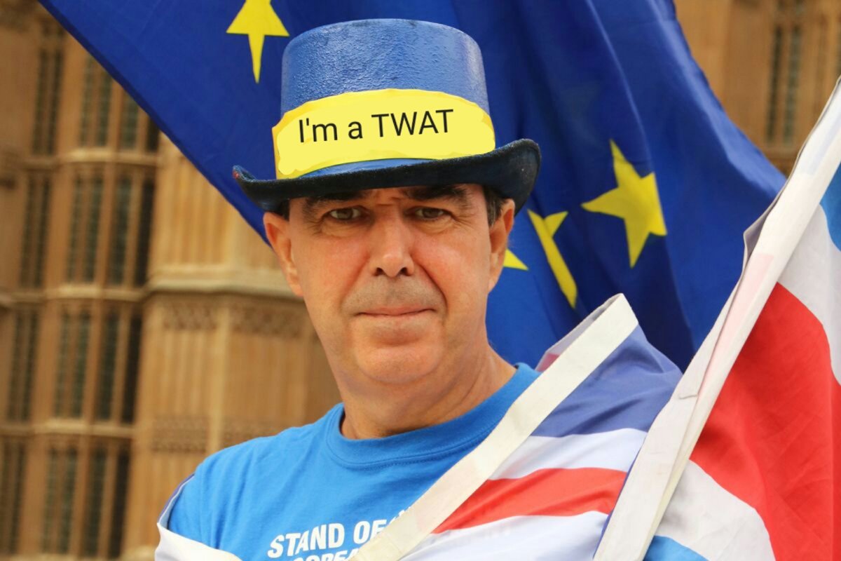steelyjace's tweet photo. @shellsXxX @CraiginWales Oi #wankerman yeah you..you sad "Twat in a hat" 😂 https://t.co/GTL1wiNg6h