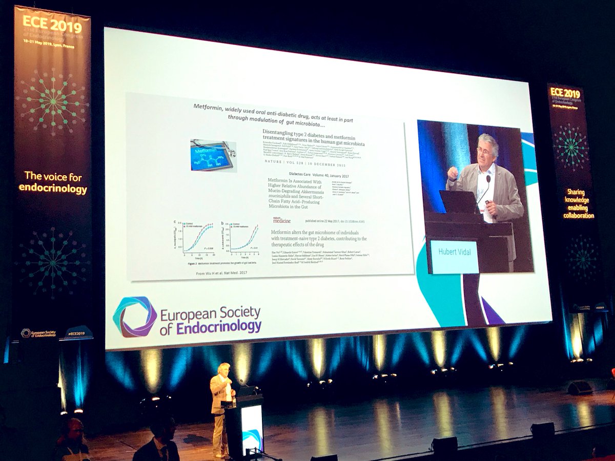 CarolPerdomoZ's tweet photo. Metformin acts as a modulator of microbiota dysbiosis and modulate gut genes expression. On the other hand, some probiotics increases GLP-1 without modulating gut dysbiosis. #ECE2019 https://t.co/ZwfhiC07Gt