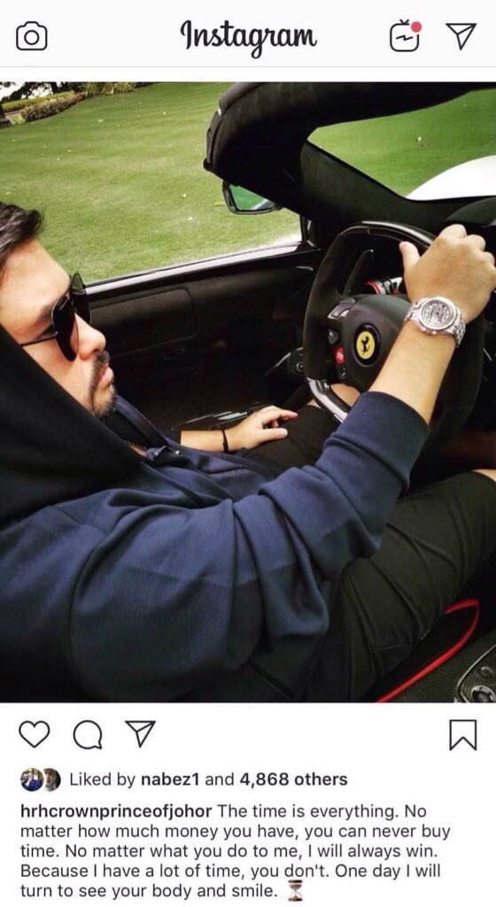 helahhidup's tweet image. "No matter what you do to me, I will always win".

Tapi lepas tu edit caption padam balik sebab teringat Mahathir cakap, "No one is above the law".