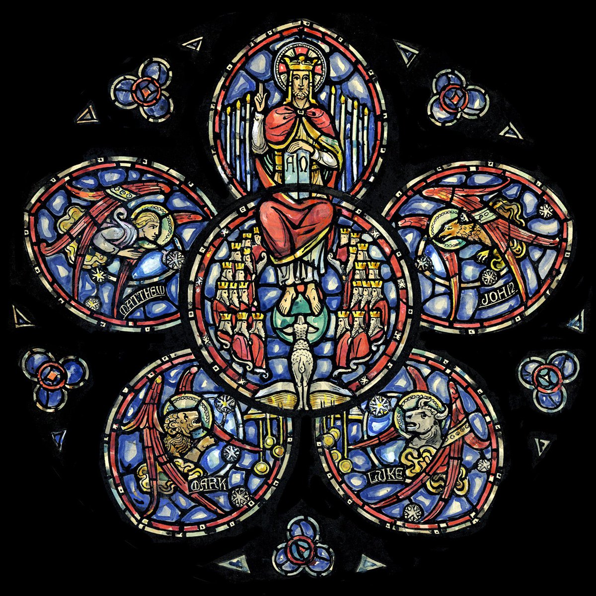 ACWHGlass's tweet photo. Rose window design for the Cathedral of Christ the King, Atlanta, GA. Designed in 1936.
#acwh #stainedglass #willethauserarchiveproject https://t.co/EOGpbqccyb