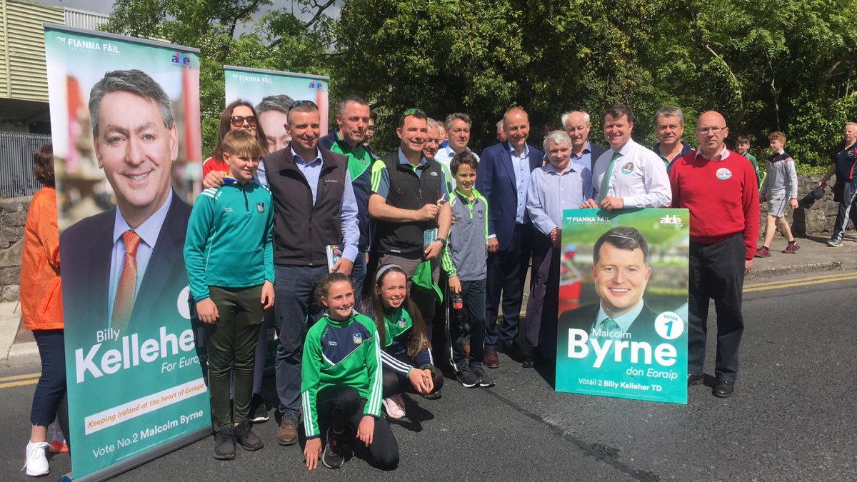 malcolmbyrne's tweet photo. Just joined by @MichealMartinTD!
We have #TwoHardWorkers & #OneStrongTeam for @fiannafailparty in #IrelandSouth for #EE2019!
#TakingEuropeSeriously https://t.co/ACQ509QQDx