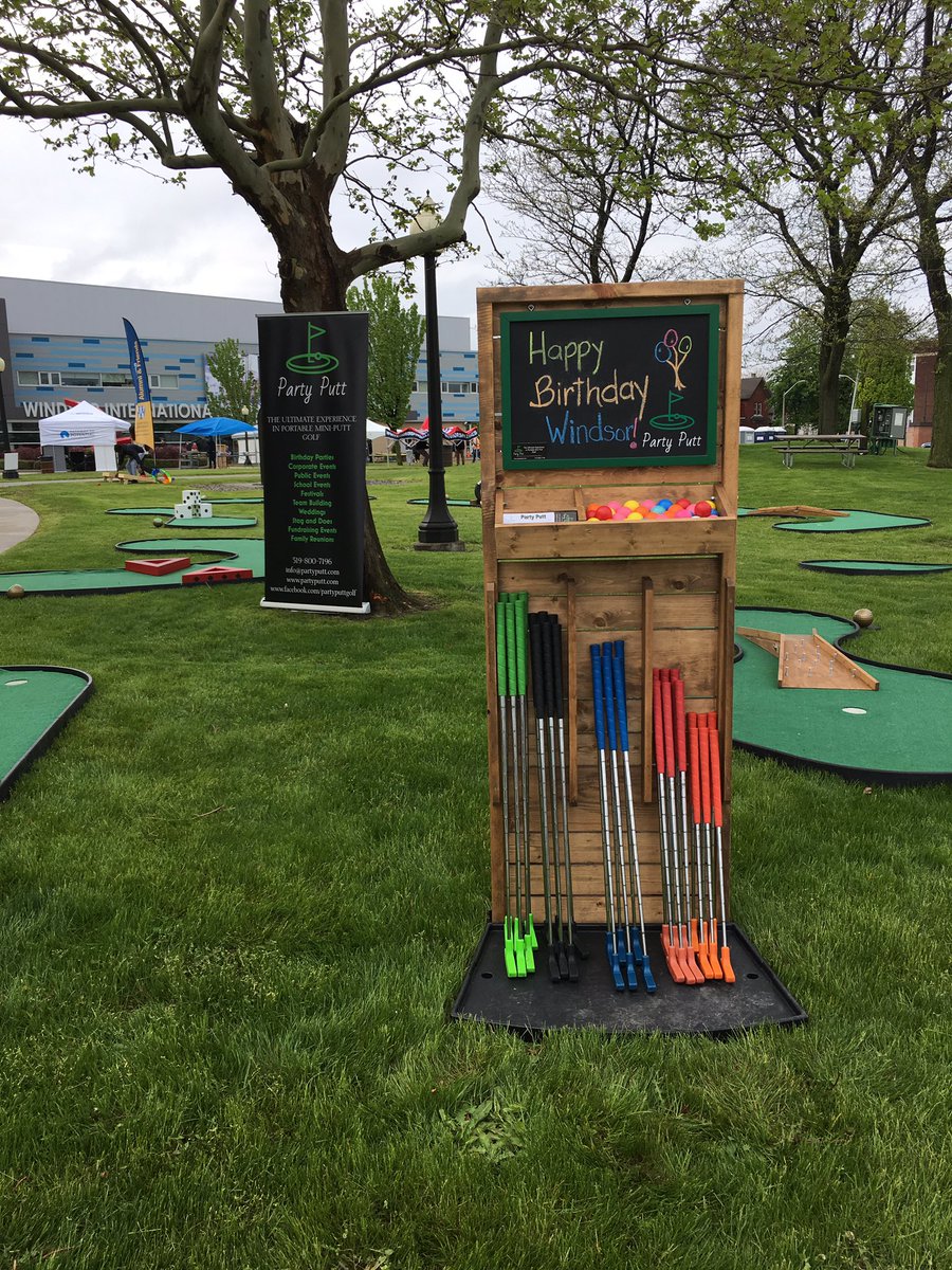 party_putt's tweet photo. Thank you @CityWindsorON for hosting such a great event! #HappyBdayWindsor #Windsor127 https://t.co/ZzZY7v9t2B