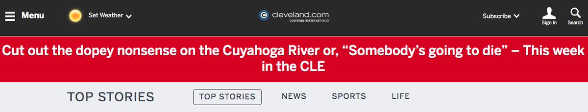 ThisWeekInCLE's tweet image. Grim tidings.