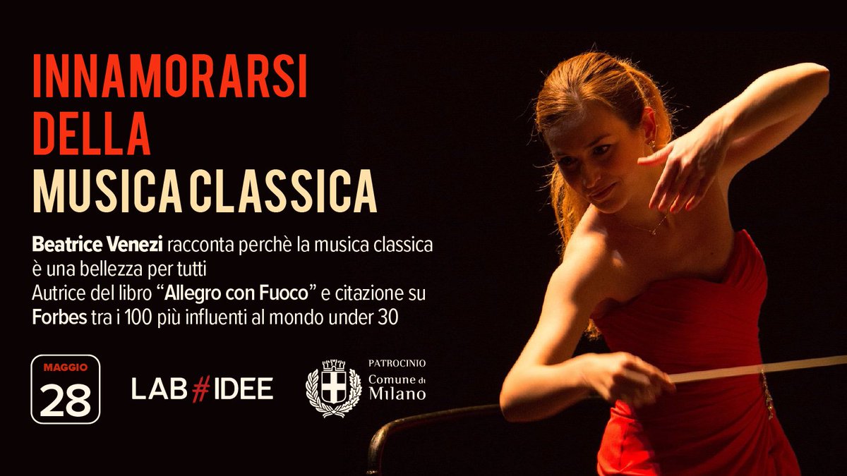Labideemilano's tweet photo. ⚠️Tenetevi liberi il #28maggio a #Milano. Con Beatrice Venezi, direttore d’orchestra internazionale nonché tra i 100 più influenti under 30 al mondo secondo #Forbes, parleremo di Musica Classica ai tempi di #GoT 🎻
[segue sotto] https://t.co/cqwtlwpp5s