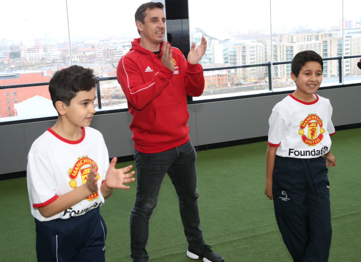 Manchester United Foundation tweet media