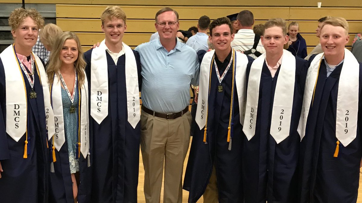 NWC_PGC's tweet photo. Congrats to my nephew @grantchristy19 & his @DSMChristian classmates on their HS Graduation! Looking forward to having all these Lions @nwciowa as @nwcraiders next fall! #RaiderNationWorks #BlessedAndGrateful https://t.co/TrKHEnD1wB