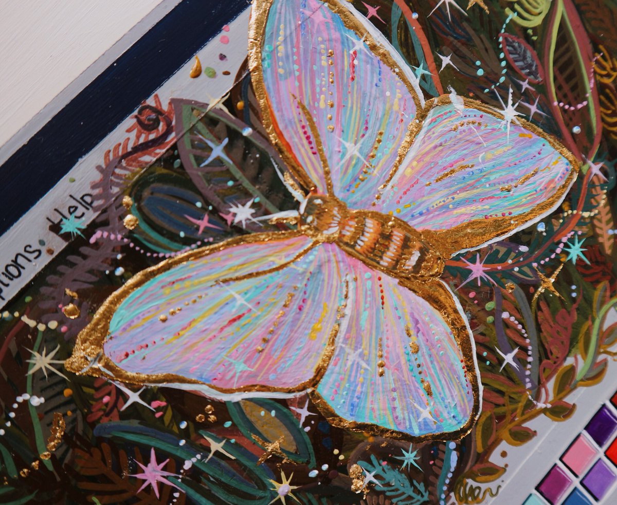 daixykaren's tweet photo. My third Microsoft Paint inspired painting “Mariposa” 🦋✨🌿
fully hand painted by me :) https://t.co/41mWxces6o