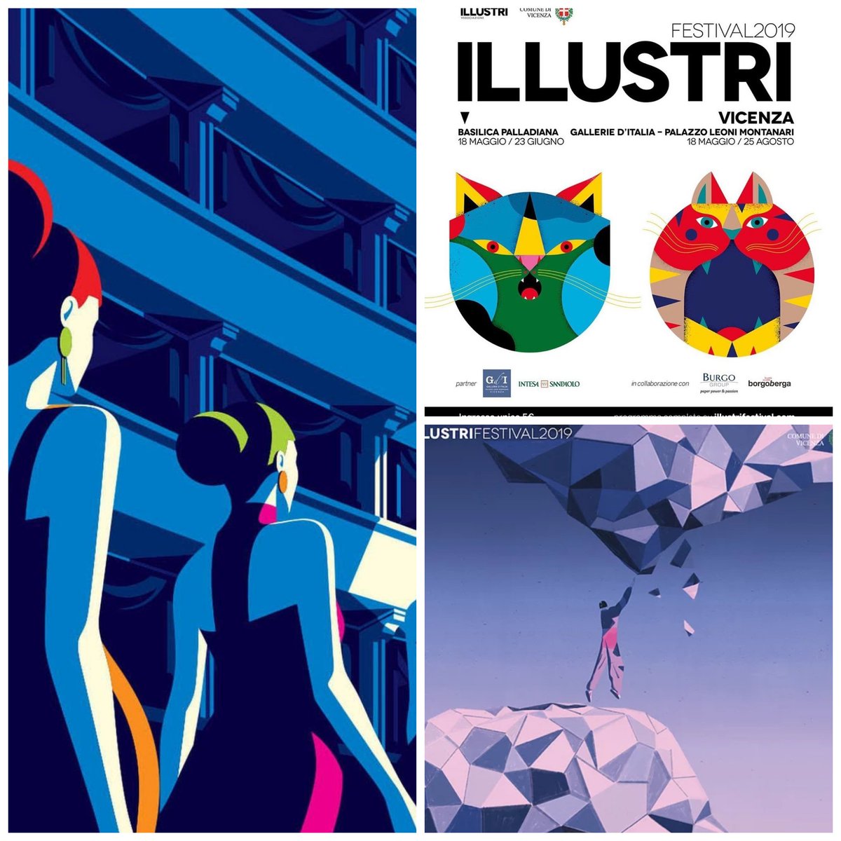 AlessandraNelfi's tweet photo. Vicenza per quasi un mese sarà al centro di #Illustri, festival dedicato all’#illustrazione italiana e non.
22 artisti espongono la loro creatività attraverso tecniche e temi diversi. Il filo conduttore è il riconoscimento del mercato dell'illustrazione italiana e internazionale https://t.co/c3sTO2ciVA