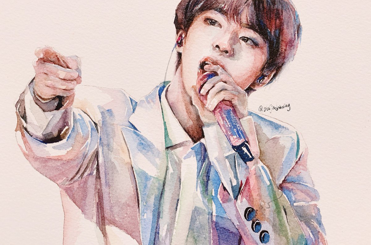 Come be my teacher JIN💋 📷: @jinKissLetsgo Thank you for always taking good JIN's pictures. I draw it only for you and huge fan of you💕💕💕 #fanart #jinfanart #btsfanart #drawing #illust #방탄팬아트 #진 #김석진팬아트