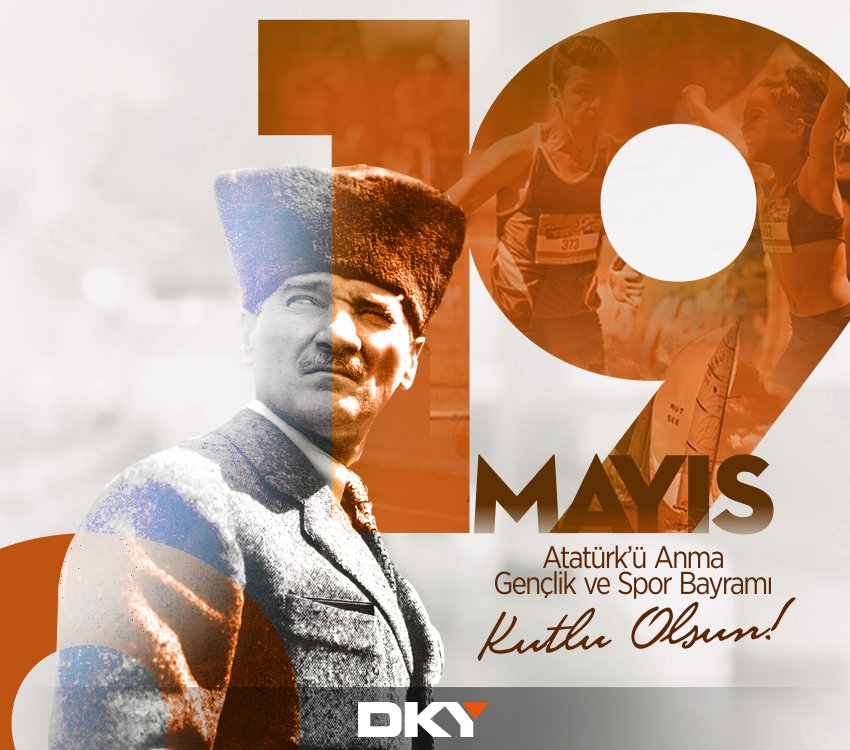 DKYinsaat's tweet photo. Milli Mücadelemizin 100. yıl dönümünde Gazi Mustafa Kemal Atatürk’ü ve silah arkadaşlarını saygı ve minnetle anıyoruz. #19Mayıs Atatürk’ü Anma Gençlik ve Spor Bayramımız kutlu olsun. #19MAYIS1919 #millimücadele #atatürk #genclikvesporbayrami #dkyinşaat https://t.co/ec7S7hkl2i