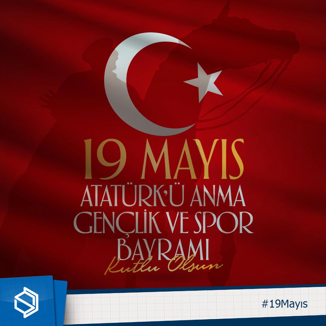 Milli mücadelenin başlangıç tarihi 19 Mayıs 1919'un 100. yıl dönümünde Atatürk'ü Anma, Gençlik ve Spor Bayramımız kutlu olsun!