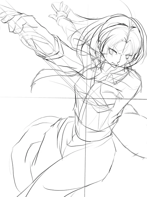 ラフ。 