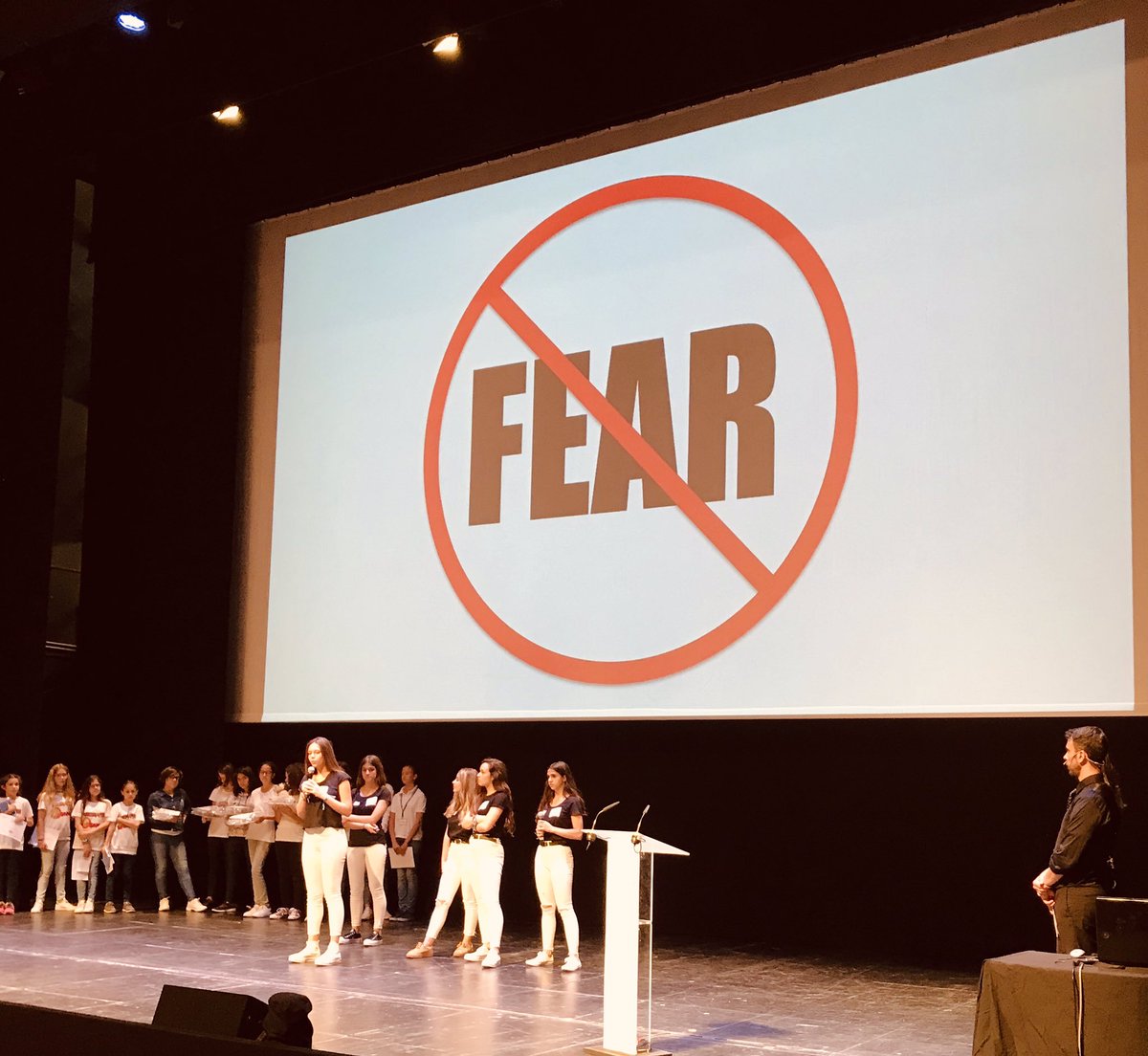 scuric's tweet photo. One of the finalist in Category Senior @LPSNcompany removing fear in girls lives when going home alone @technovation @TechnovationMad #Shecodes4Madrid @empowertocode @GirlsinTechES https://t.co/9tpdTsMIAi