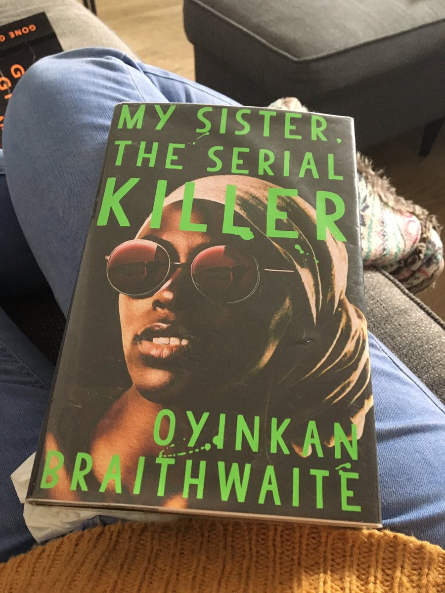 6/6 and finally, I’ve just finished #MySistertheSerialKiller which was so original, dark and funny I binged it in two days. Possibly my favourite of the lot!