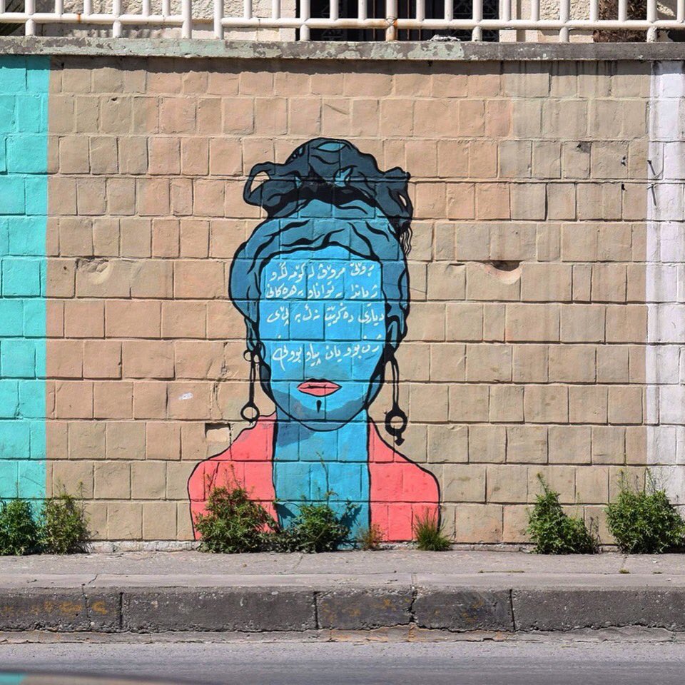 wrodgers2's tweet photo. Murals in Sulaimani https://t.co/C3SyYorj7F