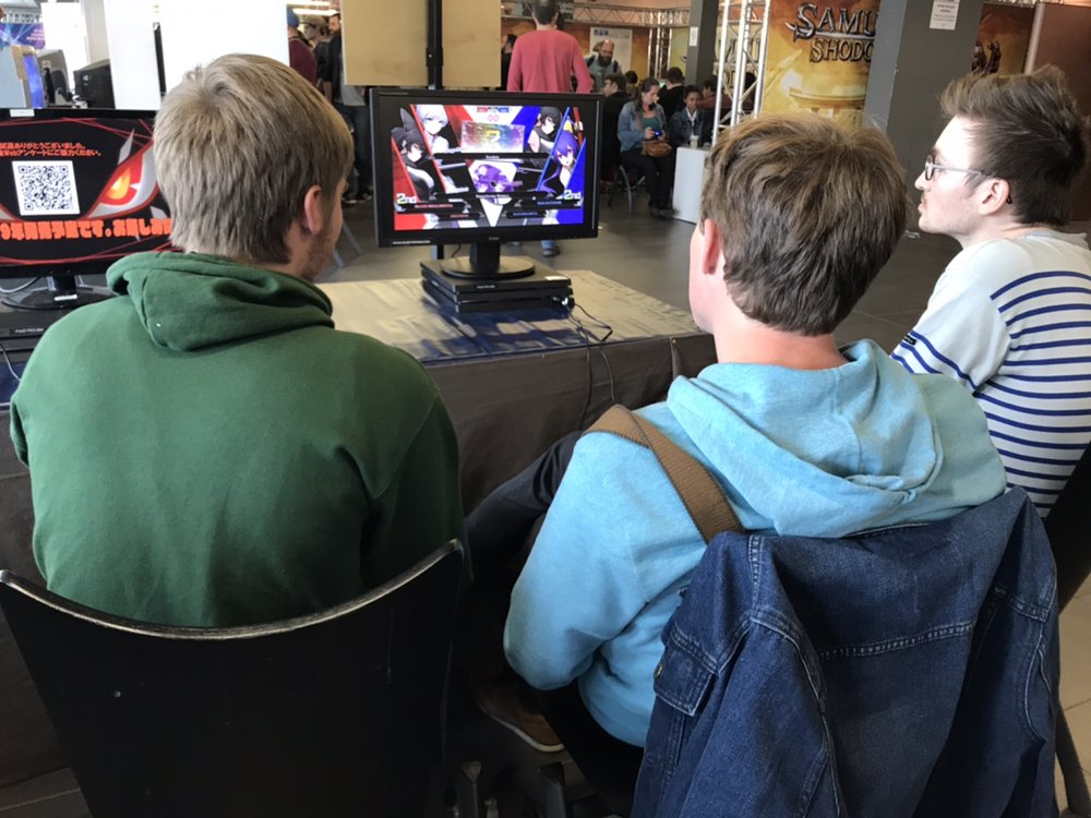 PQubeGames's tweet photo. It’s the last day of #stunfest! Make sure to come check out the new #BBTAG characters coming out next week, #KILLlaKILLgame and #GuiltyGear20th on switch! You can also join the free tournaments for additional prizes! https://t.co/XnqZTd14t5