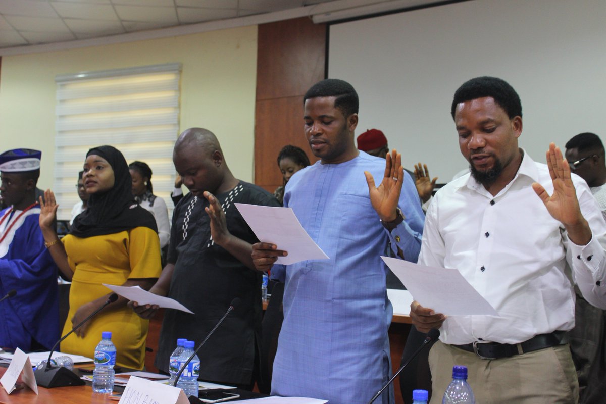 dayp_54's tweet photo. May 15, 2019

The 2nd Assembly of @dayp_54 was held at the Nigerian Army Resource Center. The newly Young Parliamentarians were sworn in office.
#DAYP #2ndAssembly #YouthParliament #Democracy #Youth #SDGs https://t.co/XBSVcURlHD