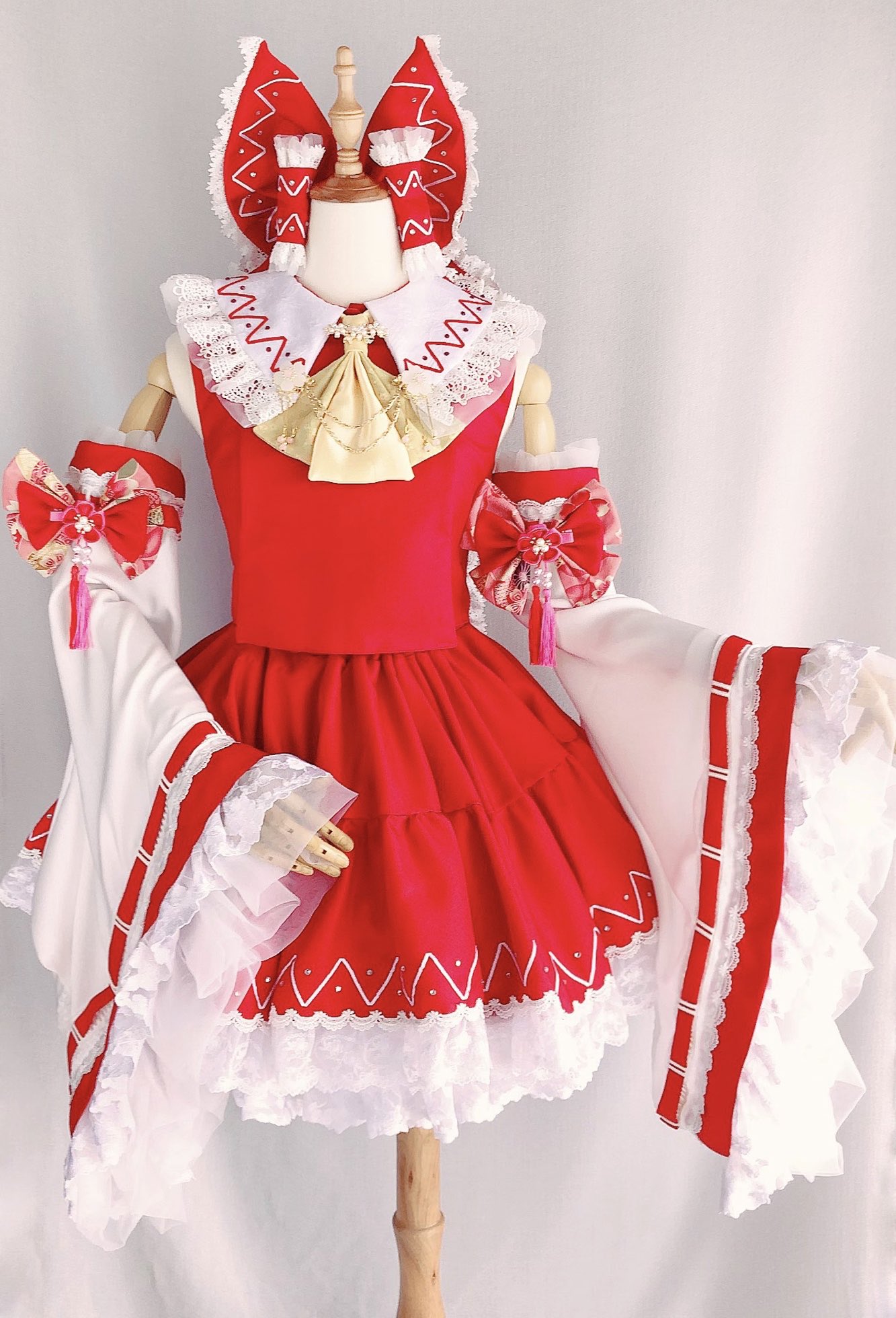 博麗霊夢 アレンジコスプレ衣装 東方Project 巫女 東方Project 博麗霊夢 アレンジ衣装 女性Lサイズ 東方Project 東方香霖堂