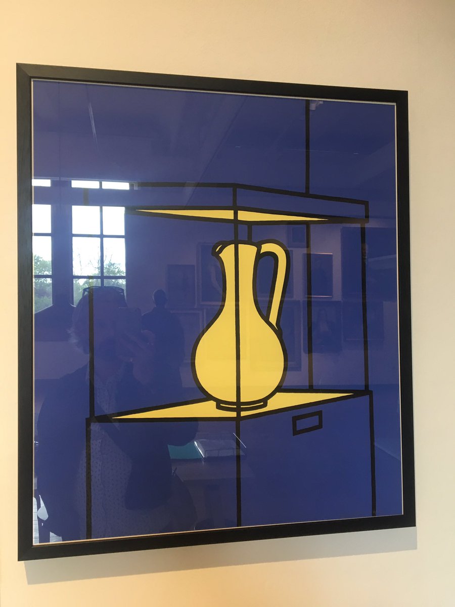 Brilliant and bold #patrickcaulfield prints @BradfordMuseums #cartwrighthall #bradford