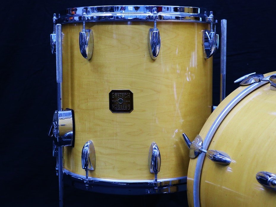 shopcanopus's tweet photo. [Custom Shop CANOPUS] Jazzドラマー必見！80年代GretschのBD18",TT12",FT14"ナチュラルLQの3点セットが入荷です☆ハード類は使いやすいパール製でオーダーされたセット！18インチのグレッチですが委託品の為価格は抑え目です。https://t.co/0sPjUXLe0N ;#GretschDrums,#グレッチ,#BOPKIT,#小口径Set, https://t.co/Pc9k9O7tom