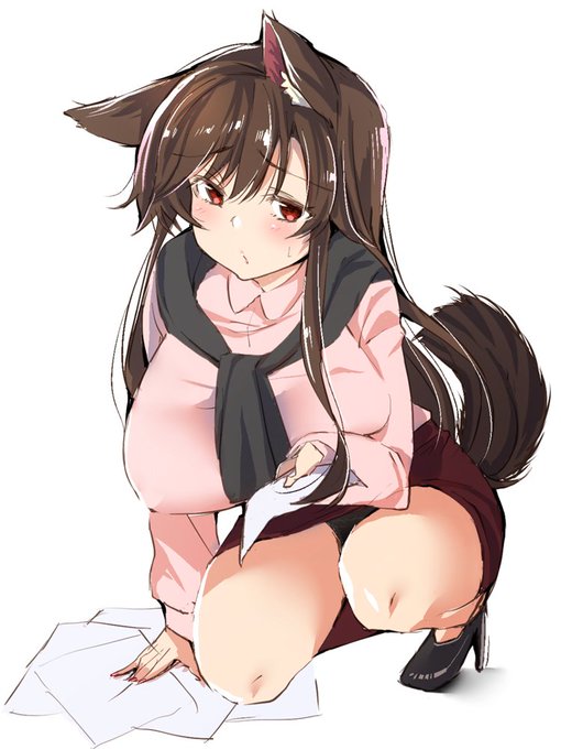 OLが似合う狼さん♪ 