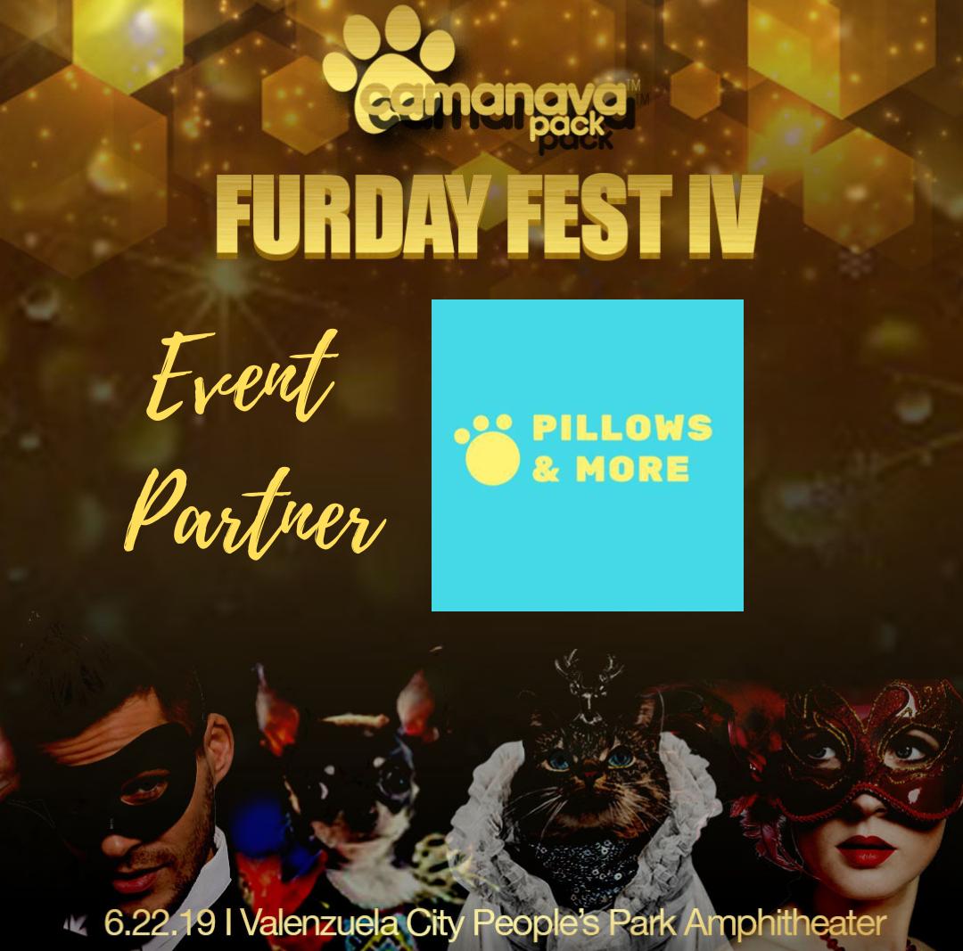 CamanavaPack's tweet photo. Furday Fest IV: The Royal Masquerade would like to thank and welcome our partner Pillows & More PH.
Check out their awesome beds on their FB page: Pillows&MorePH
#Camanavapack
#FurdayFestIV
#FFIVMasquerade
#Pillowsandmoreph https://t.co/9weEIcG3qI