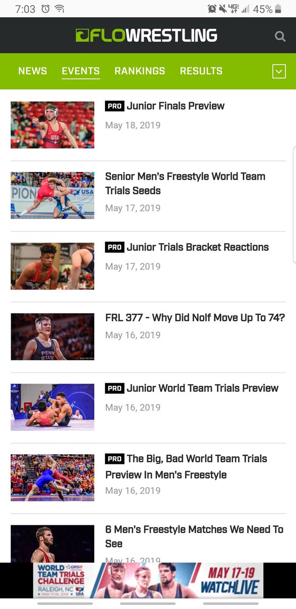 S_kifer39's tweet photo. @FloWrestling you guys not capable of writing about women during WTT, too. https://t.co/HHz0vMcagH