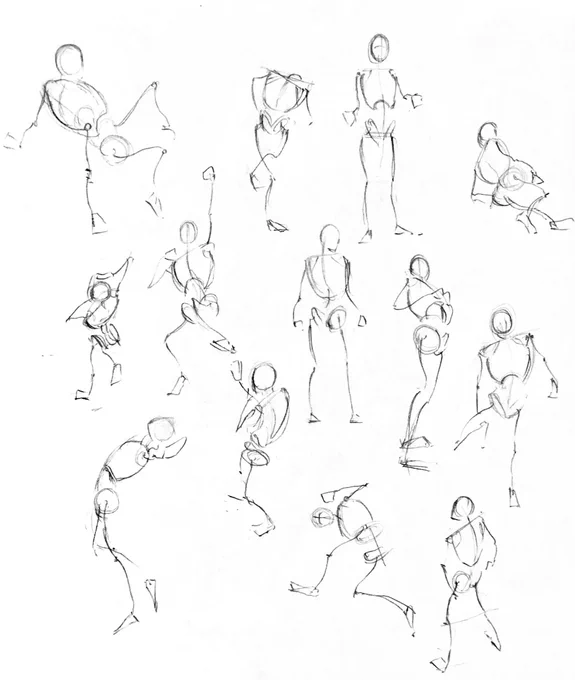 骨人形

描き慣れてきたし、明日はもう少し細かい骨格まで意識して描いてみます 