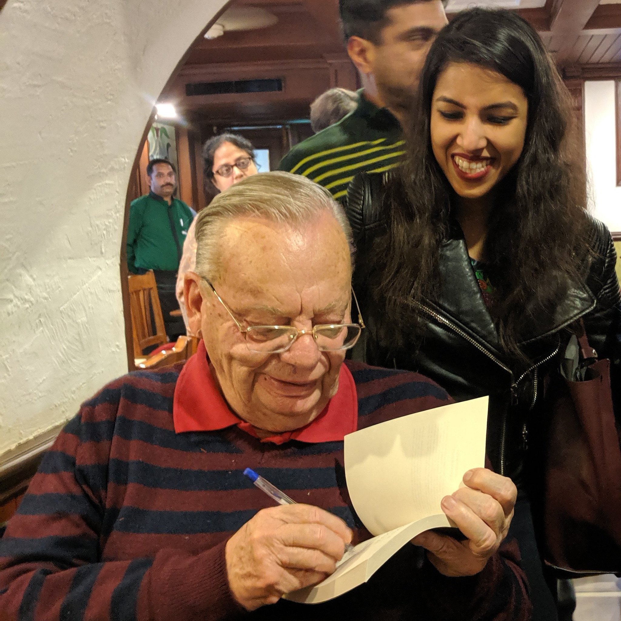 Happy Birthday, Mr Ruskin Bond. This trip to Mussoorie would have been incomplete without you.  ~ 