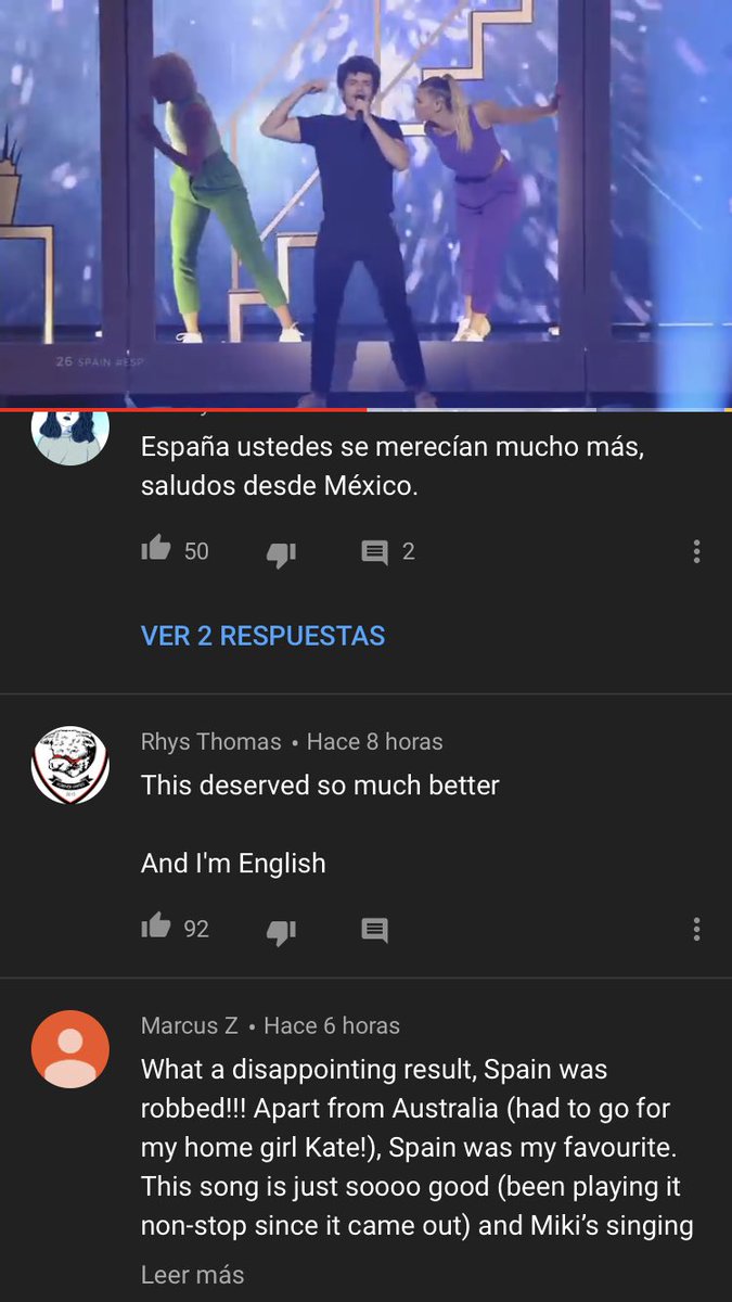 akanurs's tweet photo. realmente los comentarios en el vídeo de la venda... #Eurovision https://t.co/2mM4rDYLfz