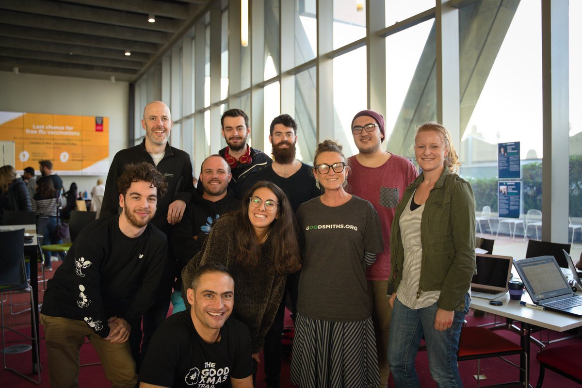 thank you <a href="/BeAGoodsmith/">Goodsmiths</a> , thank you <a href="/RHoKAustralia/">RHoK Australia</a> / <a href="/rhokmelb/">RHoK Melbourne</a> , and thank you to the amazing people I worked with over the course of this weekend. you all fill me with genuine hope for the future.