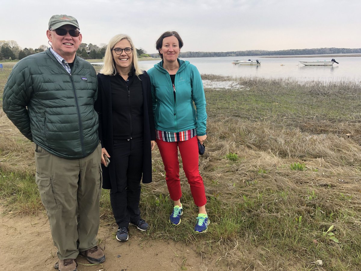 Great field trip visiting US northeast salt marshes with Kerrylee Rogers and Katya Kovalenko for the global salt marsh SET project. Thanks Jim Lynch for showing us your National Park Service sites.