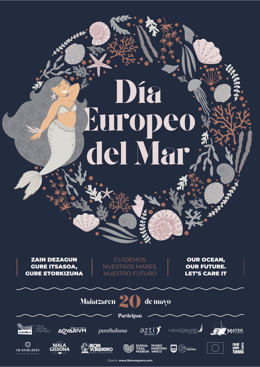 📌Bihar. Maiatzak 20 #ItsasoarenEuropakoEguna 🌊ZAIN DEZAGUN GURE ITSASOA, GURE ETORKIZUNA💙

🌎Mañana. 20 Mayo #DiaEuropeodelMar 👫👭👬CUIDEMOS NUESTRO MARES, NUESTRO FUTURO🌈

#EuropeanMaritimDay #EMD2019 #Donostia #BasqueCountry #SanSebastian