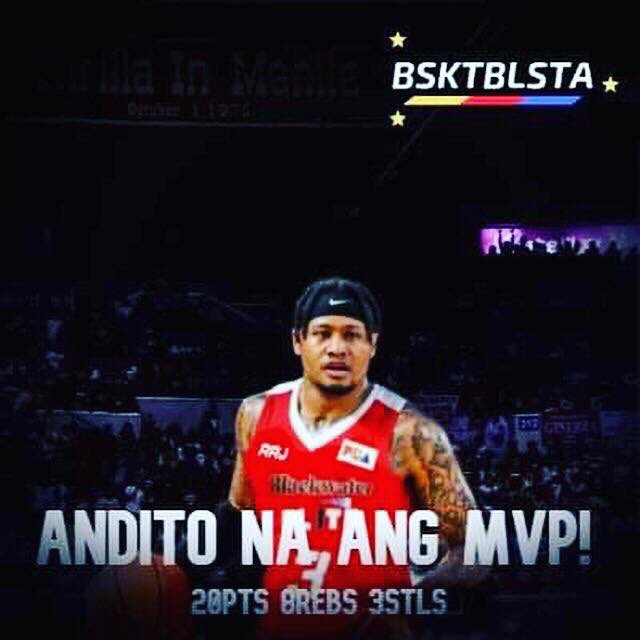 bsktblsta's tweet photo. π£Andito na ang MVPπ£
.
Panalo ang Blackwater kontra Meralco 94-91 sa pangunguna ng ABL MVP @ray1parks ! ππ na may 20pts 8rebs at 3stls!π₯
.
Nice Game Ray Ray!βοΈβοΈβ‘οΈβ‘οΈ
@pbaconnect
#pinoyhoops #pba #mvp #abl #pinoybasketballaddicts #Blackwater #blackwaterelite https://t.co/fyiVZz3CvQ