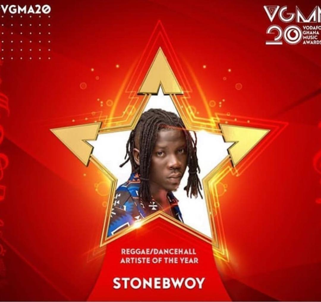 starzeeofficial's tweet photo. Congrats  @stonebwoyb ..reggae danceHall  Artist of the year 🇬🇭..five  times winner .... Vodafone Ghana music awards (VGMA20)... keep winning bro ....🔥🔥🔥🔥🔥🔥🔥 After u na u ....1GAD https://t.co/yiR9Er7UgU