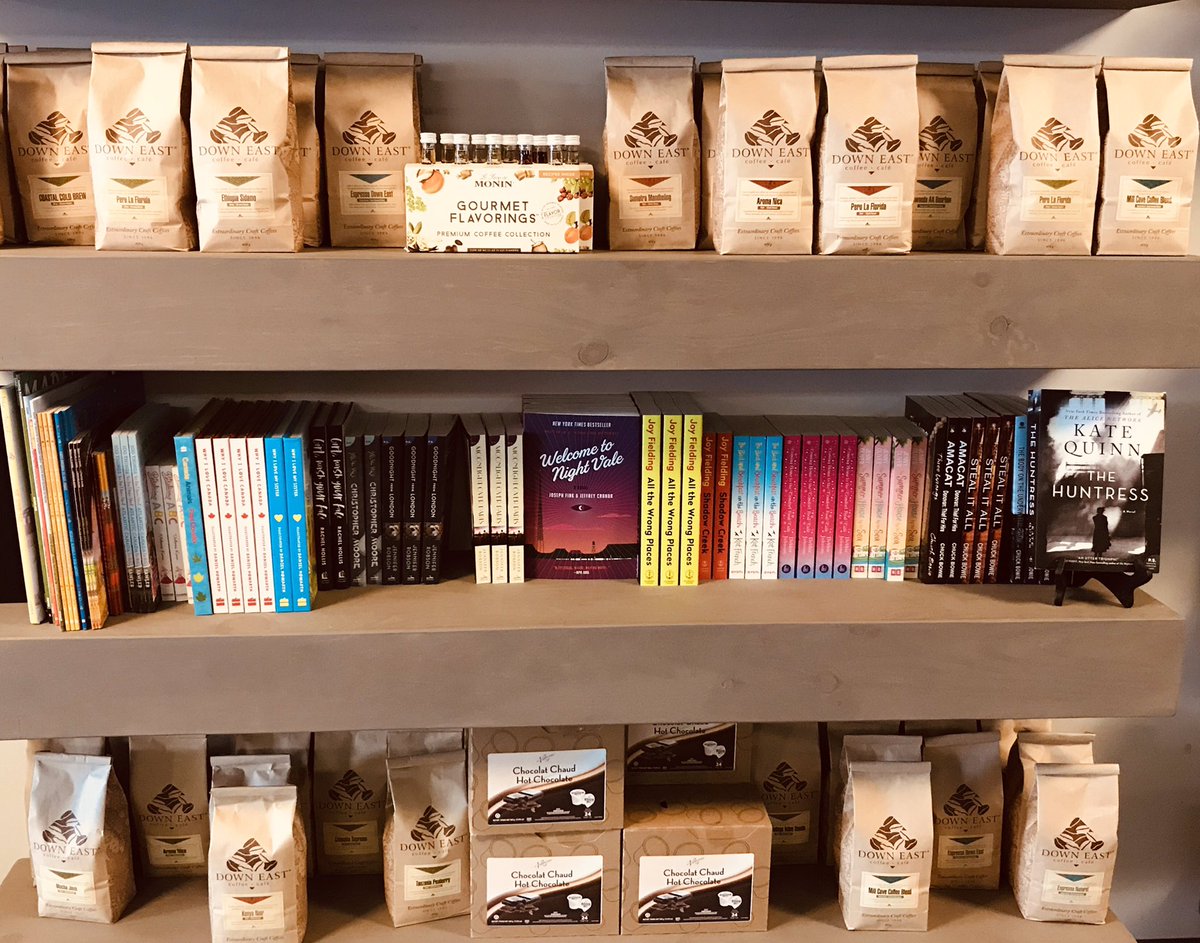 We have a great selection of books.  Come on in and check them out.#books #maritimewriters #MillCoveCoffee #Coffee