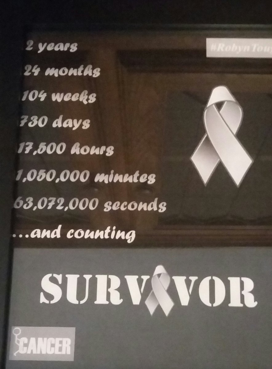 DickLuther's tweet photo. 5/18/17 Robyn Luther
had brain surgery....
.....Mini-Reunion 5/18/19
(2-Yr Anniversary)
Rod Luther had this plaque
for her...
2 Yrs
24 Mon
104 Weeks
730 Days
17,500 Hrs
1,050,000 Min
63,072,000 Sec
........and counting
SURVIVOR
Always #CountYour Blessings
WE SURE DO !! https://t.co/E4NV4jHBAm