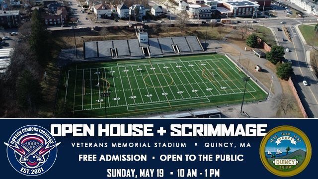 To all my Boston friends and family, come on out today to catch a little action and see the new stadium for @BostonCannons!!! Another great day for some lacrosse! #ReadyForBattle #BOOM