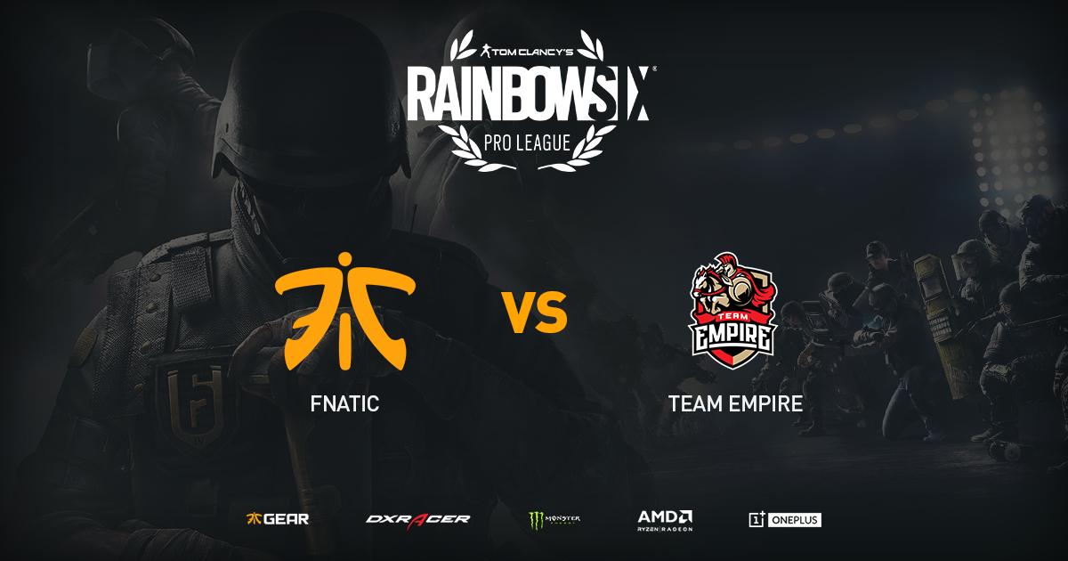 FNATIC's tweet photo. Let's do it boys! Semifinals against @team_empire! 🔥

Take that 🇦🇺 flag to the finals! 🙏 

📺https://t.co/LU7leNOz0E #R6PL #FNCWIN https://t.co/04yfjYMEI1