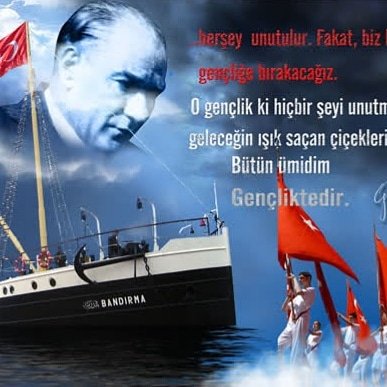 Türk Milletinin istikbalini kurtarmayı planlayan kahraman kumandan ayak bastı Samsuna. Ne büyük şanssın sen bize Atam. Gençlik izinden ayrılmayacak. Günümüz kutlu olsun. Nice 💯 yıllara.