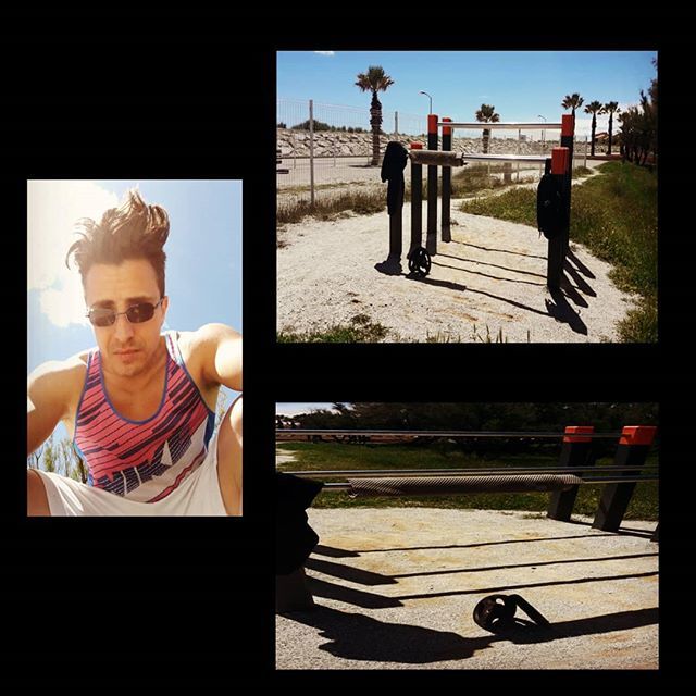 johanfreelance's tweet photo. On the beach 🧢 crosstraining 📿 streetworkout 🌅 #crosstraining #beachtraining #workoutinthewoods #sun #sunglasses #pullups #chinup #workoutlevel #trainingworkout #bodystrength #workoutoftheday workoutoutdoor #pyreneesorientales #gymtraining #bodyweigh… https://t.co/st5UNuBWxi https://t.co/HaK07xBjui