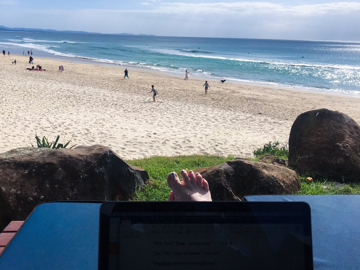 When you find the perfect writing location #amwriting