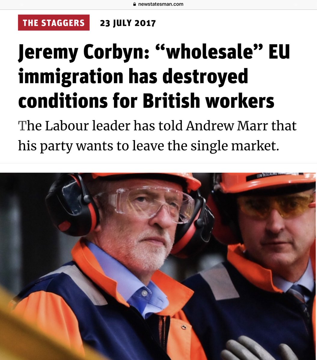 CornishSkipper's tweet photo. @davidschneider Corbyn has used the FR βwill of the peopleβ language in emails to members and joined in the anti-immigration FR lies.
He is losing @uklabour elections by ignoring vast majority of would-be @uklabour voters despite warnings & evidence of consequences #LabourNoLonger #Vote2Remain https://t.co/VvdKbiuoRZ