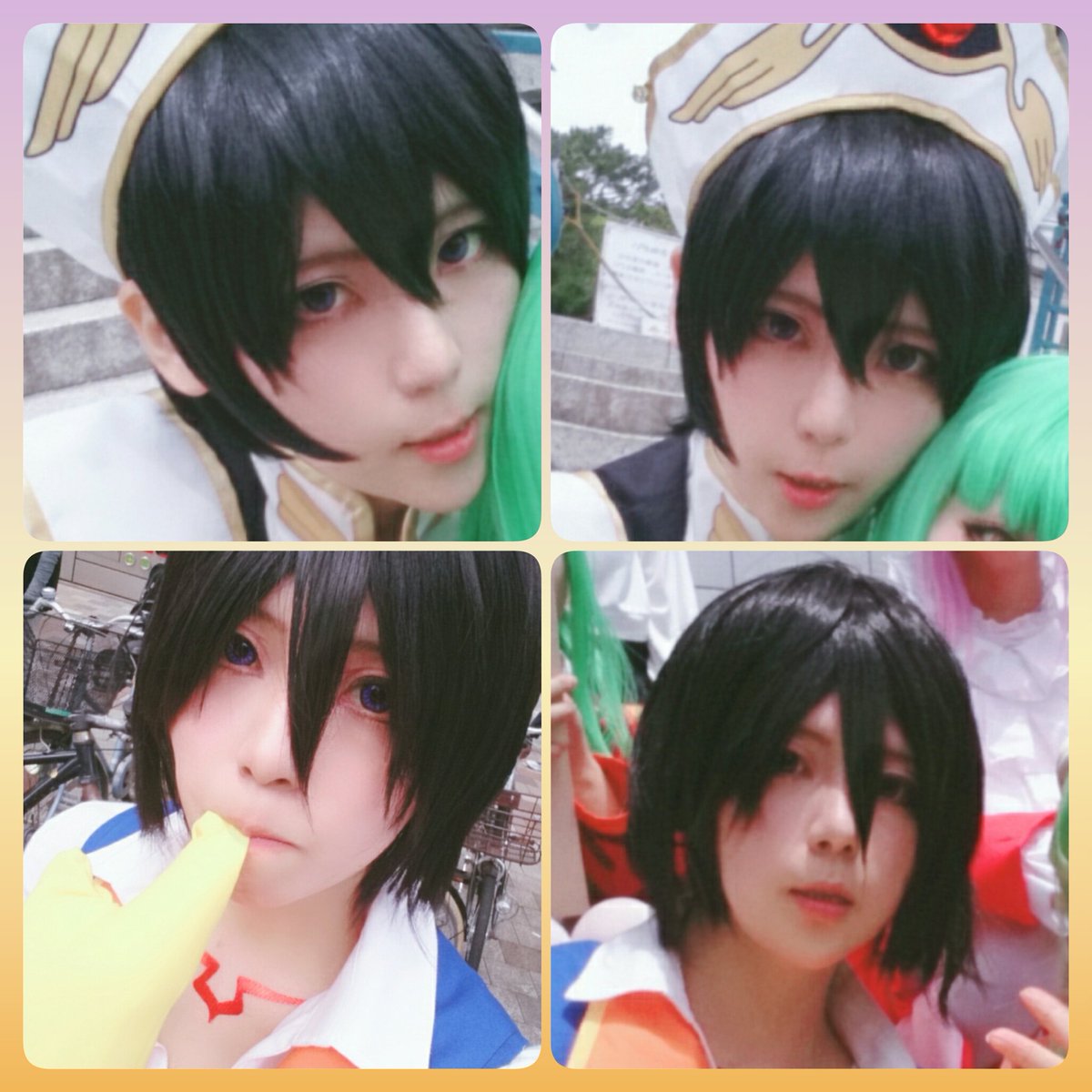 clown03omi's tweet photo. 18、19日と二日間ちこちゃんのC.C.とルルＣ出来て幸せでした。
しかし流石に病み上がり仕事からの二徹でイベントは体力もたないね…今日の虚無は本気の虚無だった…顔が浮腫んで丸い…同じ人物の筈なんだけどな…w
ちこちゃんまた一緒に遊ぼうね(*´▽`人)💕 https://t.co/GJ1KUubJxk