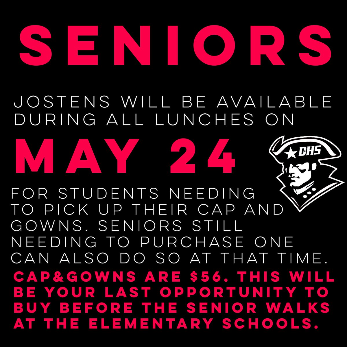 DenbighHSNNPS's tweet image. #letsgo #senioryear #graduationtime #classof2019 #jostens