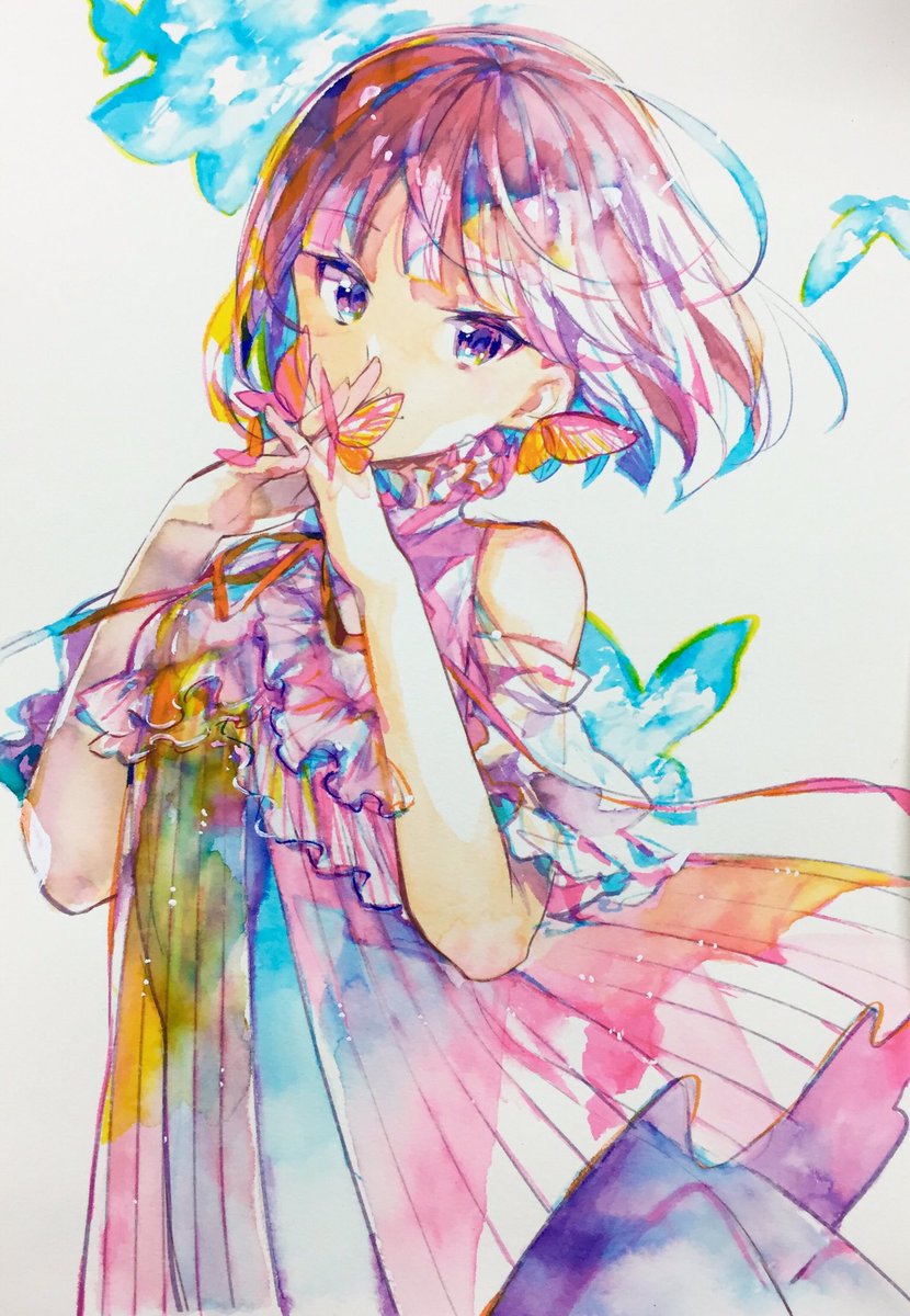 「アナログ彩色版 」|藤ちょこ@個展3月24日～のイラスト