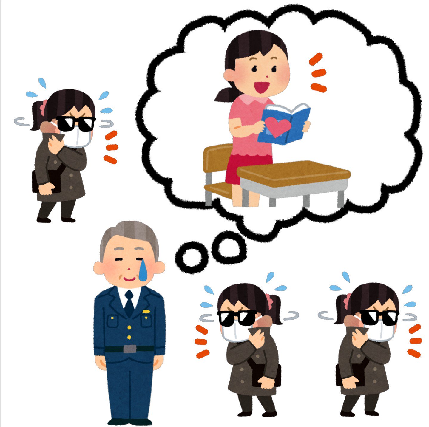 まいチクをいらすとやで再現 Ar Twitter 再現難易度 使ったイラスト 7枚 ふきだしのイラスト 漫符のイラスト 気づいた記号 汗 音読をしている子供のイラスト バレンタインのイラスト ハート いろいろな年齢の警察官のイラスト 男性 制帽なし お爺さん 不審 まいチクをいらすとやで再現 Ar Twitter 再現難易度 使ったイラスト 7枚 ふきだしのイラスト 漫符のイラスト 気づいた記号 汗 音読をしている子供のイラスト バレンタインのイラスト ハート いろいろな年齢の警察官のイラスト 男性 制帽なし お爺さん 不審