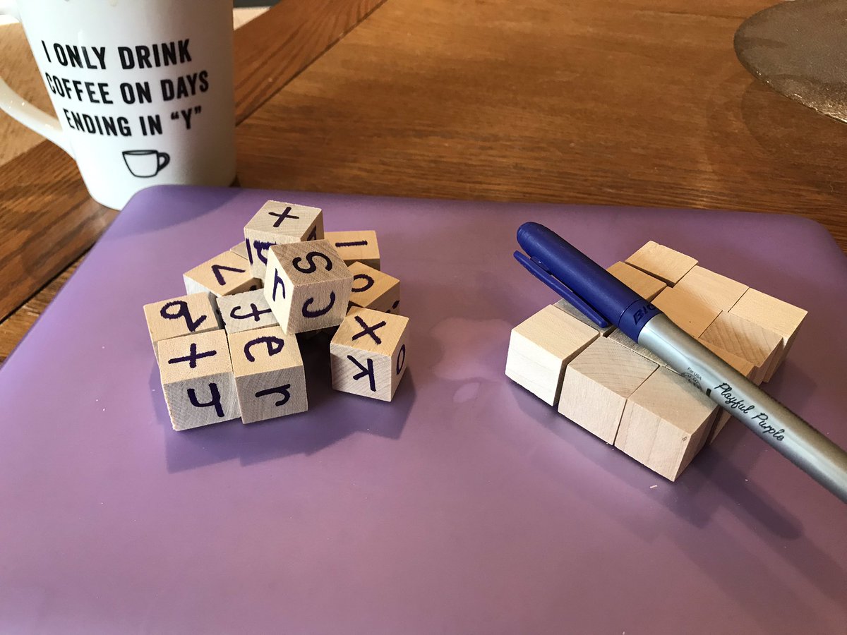 Sunday mornings are best spent drinking coffee, watching Coronation Street and making some word work manipulatives for my classroom 🤓 #dollarstorehack #literacyisfun