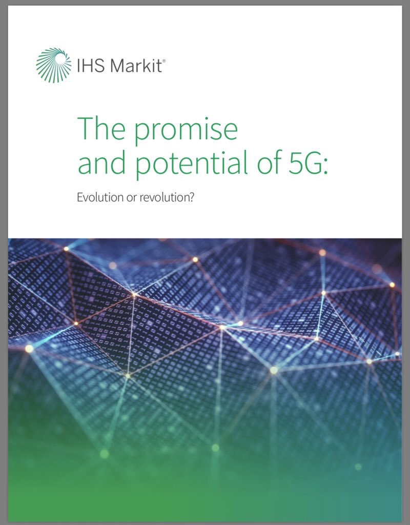 maria_aguete's tweet photo. To learn more about managing the complexities of the 5G era, download the free @IHSMarkitTech white paper, “ The Promise and Potential of 5G .”
#5G #5Gteam #webit #webit2019
https://t.co/lVseal2vEC https://t.co/v02MDNhkXJ